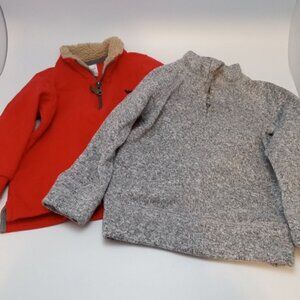 Boys 2T Sweatshirts, Zipper Neck, Straight Bottom